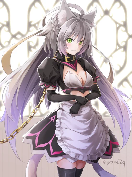 メイドの日だったので
アタランテ・メイド・オルタになってもらいました

#FGO
#アタランテオルタ 