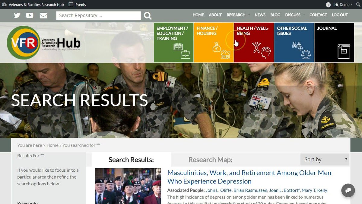 Click here for a quick walk through video of the VFR Hub: buff.ly/2rCxyYM Come and have a look at the Hub buff.ly/2pubH5K, register and join the discussion. #veterans #vfrhub #veteransandfamilies