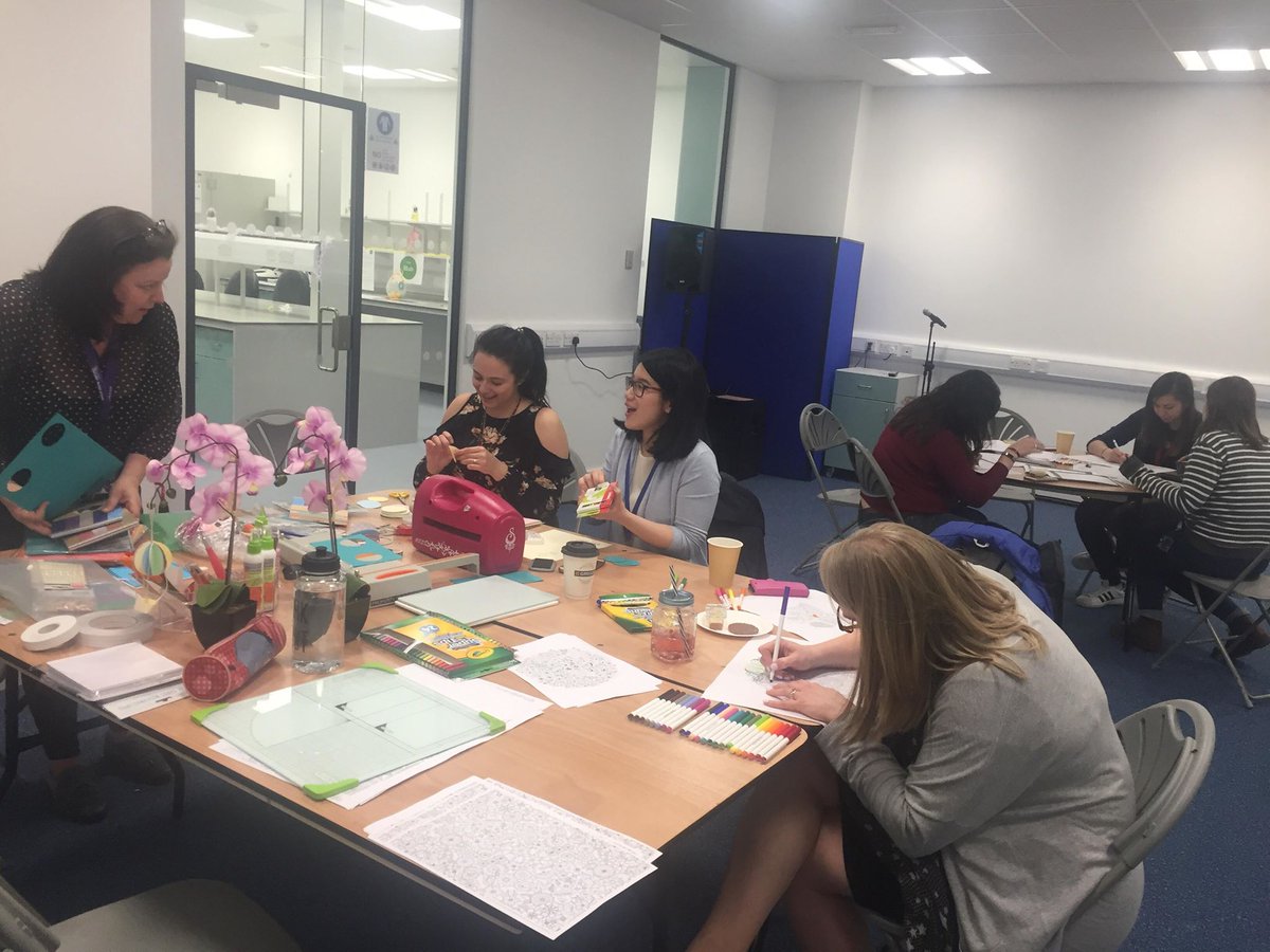 LBIH_TheHub's tweet photo. Here are a couple of pictures from our Mindfulness Colouring and Craft Wellbeing Event run by @j_kenyani & @carlyhahahardy #lbih #sme #liverpool2008 #dsn #Wellbeing https://t.co/ENZftnzFva
