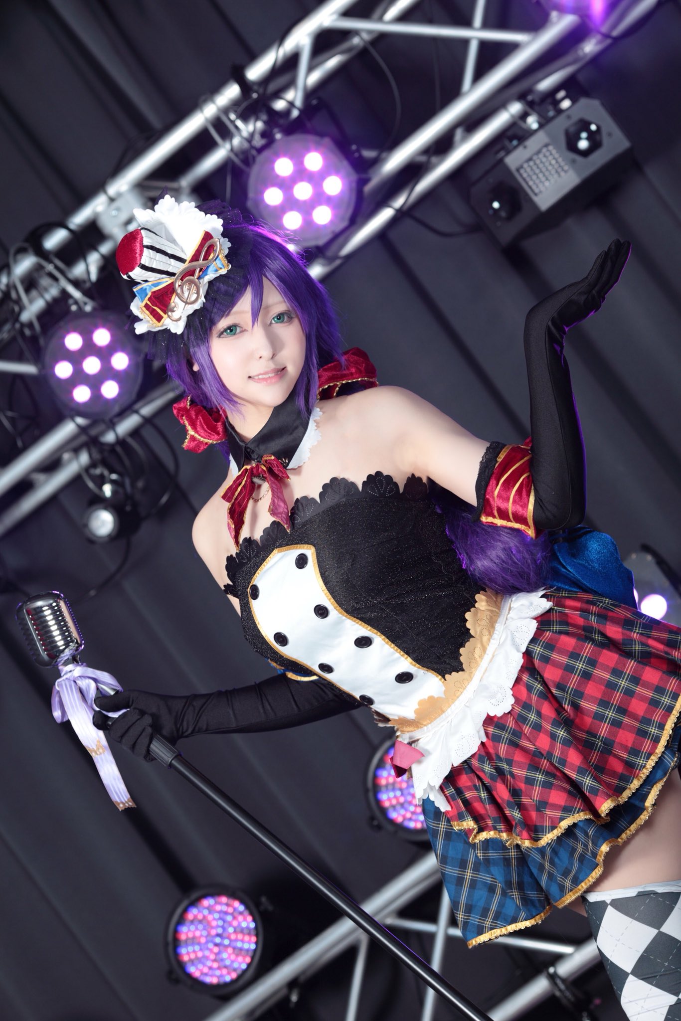 【桜の恋製】ラブライブ！ 東條希 カフェメイド覚醒後 コスプレ衣装 A-0043 桜の恋製】ラブライブ！ 東條希 カフェメイド覚醒後 コスプレ
