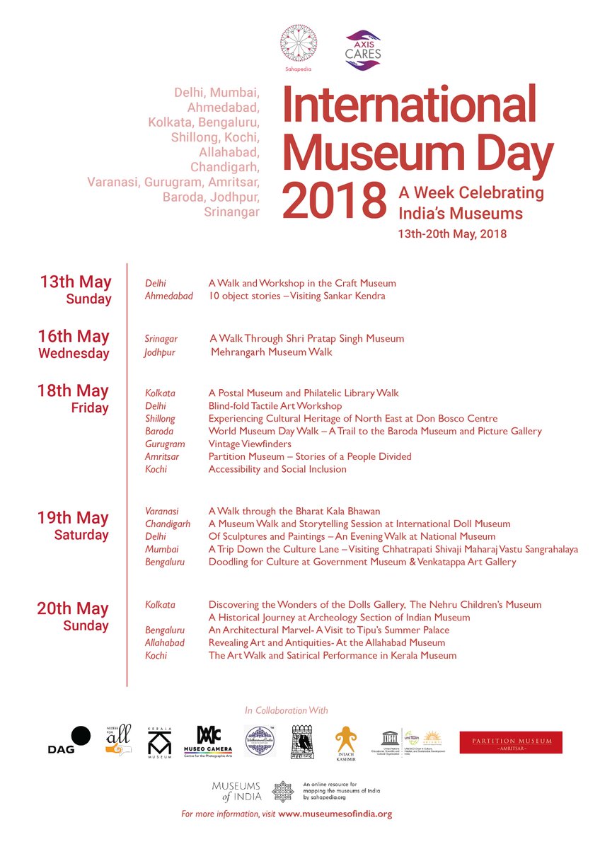 Sahapedia's tweet photo. We are celebrating #InternationalMuseumDay2018 and giving away an #AmazonKindle on #Twitter! We have a week filled with #MuseumWalks and #Baithaks curated just for you: https://t.co/9oOslahKv6
#IMD2018 #HyperconnectedMuseums #ILoveMuseums #ContestAlert #Sahapedia #kindlebook https://t.co/SVCKL7mZaf