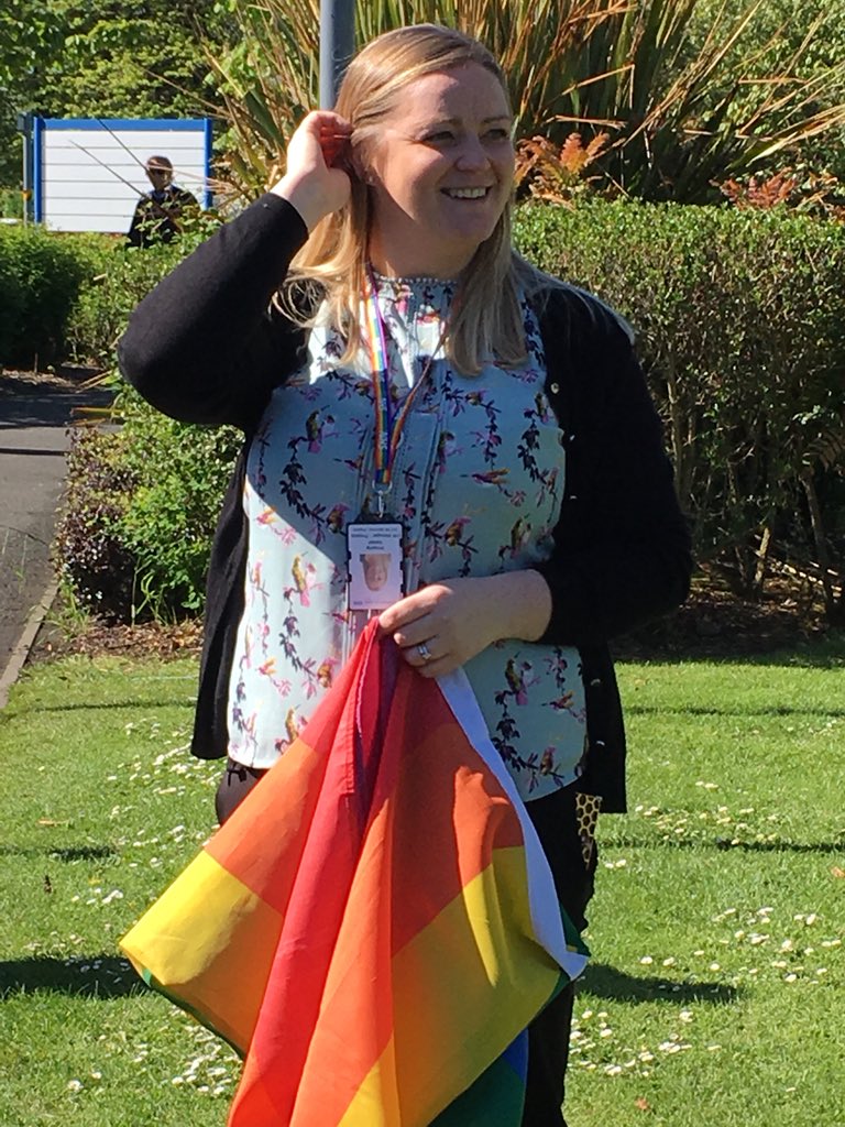 NChaplaincy's tweet photo. 🌈 flag flying at both Hospitals. A Trust that supports all, and where all are valued as individuals. @NUTHEqualities @NewcastleHosps @UnisonNUTH @HealthChaplains @MCushlow @JackieDanielNHS https://t.co/vvRorl3bIT