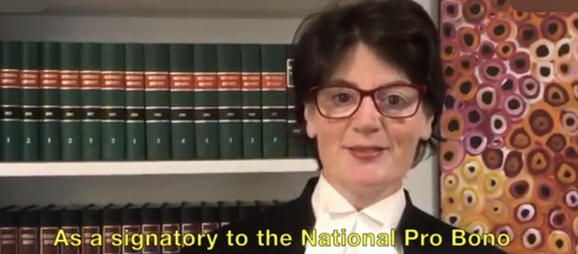 FiMcLeodSC's tweet photo. Tuesday 15th is national pro bono day recognising the voluntary contribution of the legal profession to upholding respect for the rule of law @LCAPresident @AusPBC @VictorianBar @NSWBar #auslaw 

https://t.co/mCcfJqAET1 https://t.co/PQn356j2jc