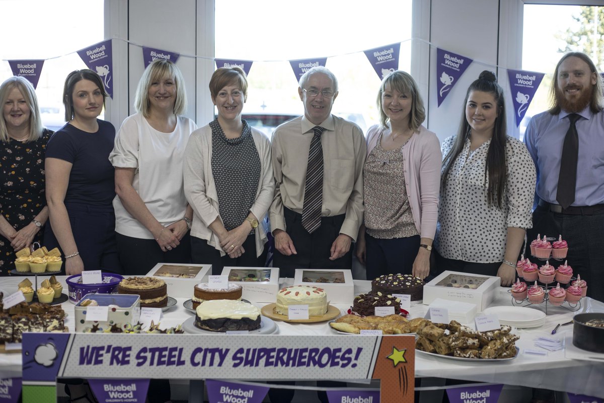 AESSEALplc's tweet photo. Thank-you to our amazing bakers for bringing in the most delicious treats and helping us raise money for @BluebellWoodCH as part of the @MasterCutler18 #bakesale #SteelCitySuperheroes #MasterCutlerChallenge #charity #fundraising https://t.co/IuCekLxpgi