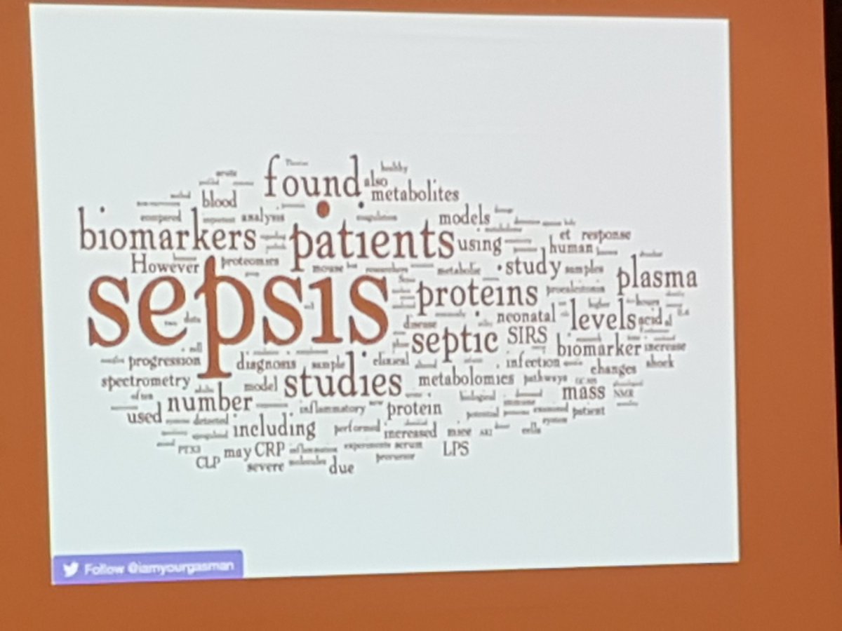 SCATA_ASM's tweet photo. @iamyourgasman @scata_uk #scata2018 developing a #sepsis biomarker panel - Dr Tamaz Szakmany https://t.co/jD7eea6hQz