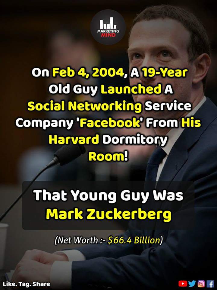 Happy Birthday to the Co-founder and CEO of - Mark Zuckerberg! 