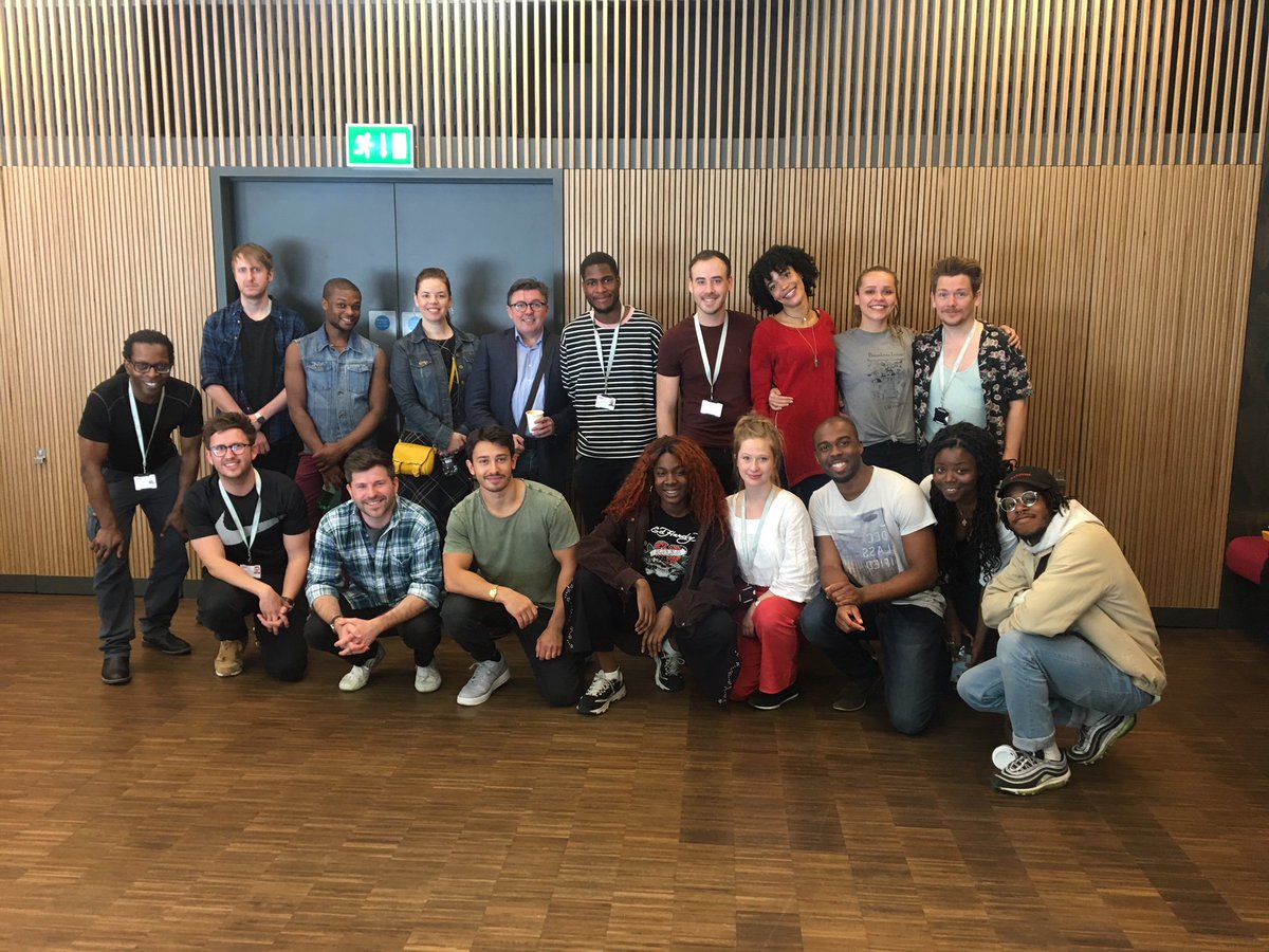 NationalTheatre's tweet photo. Say hello to the cast and creative team of #AnOctoroon as they begin rehearsals at the NT.

Welcome to the building! https://t.co/PmIdibZTNe