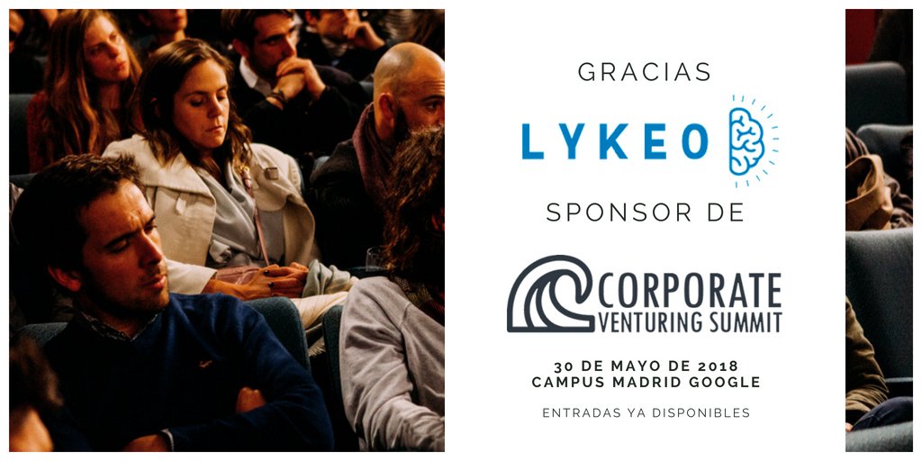 day_CV_SuMMit's tweet photo. Comenzamos las presentaciones de nuestros #sponsors para la próxima edición de #CVSummitDay, con @lykeoventures. Un lujazo contar con su respaldo y experiencia #lykeo #CorporateVenturing #Evento https://t.co/kfEUdplHdZ https://t.co/wad0JGQABV