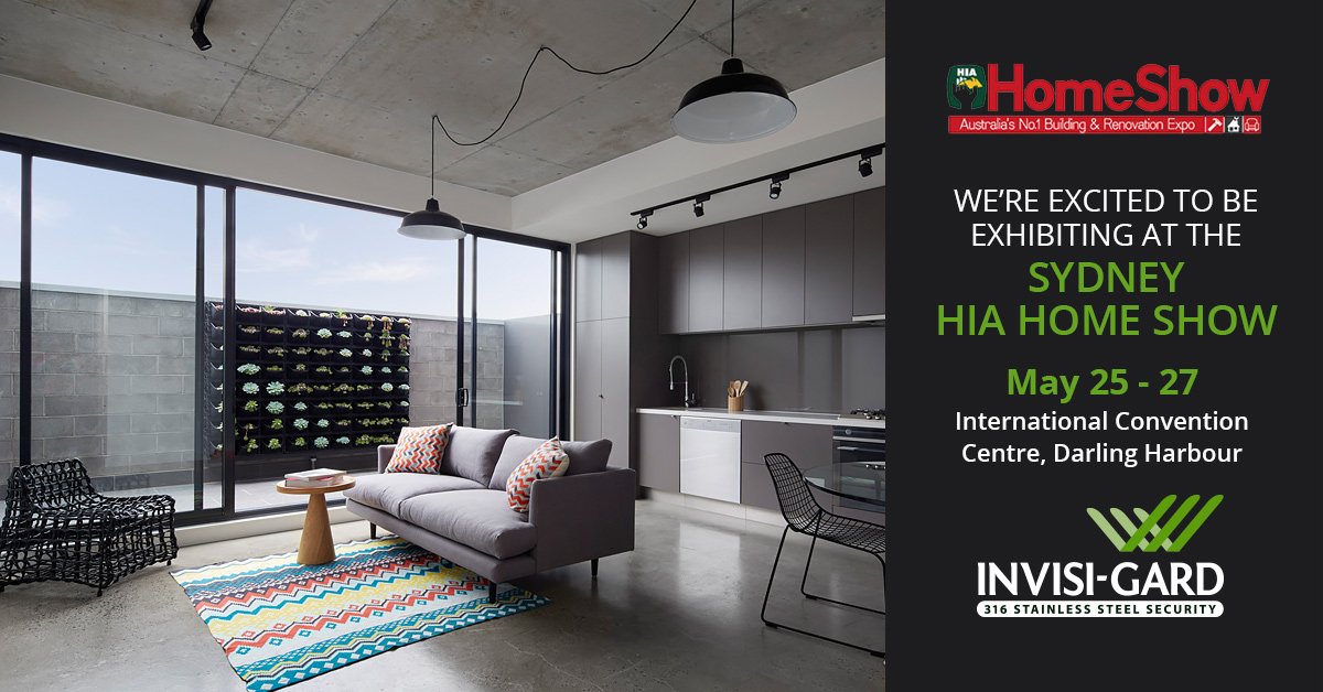 InvisiGard's tweet photo. Come and visit us at the Sydney HIA Home Show, 25-27th May. We look forward to seeing you at the International Convention Centre, Darling Harbour! https://t.co/w2ipbhNSkR

#invisi #hiahomeshow #hiasydneyhomeshow #darlingharbour #sydneyconventioncentre #homeshows #sydneyhomeshow https://t.co/SCmfvxKAjc