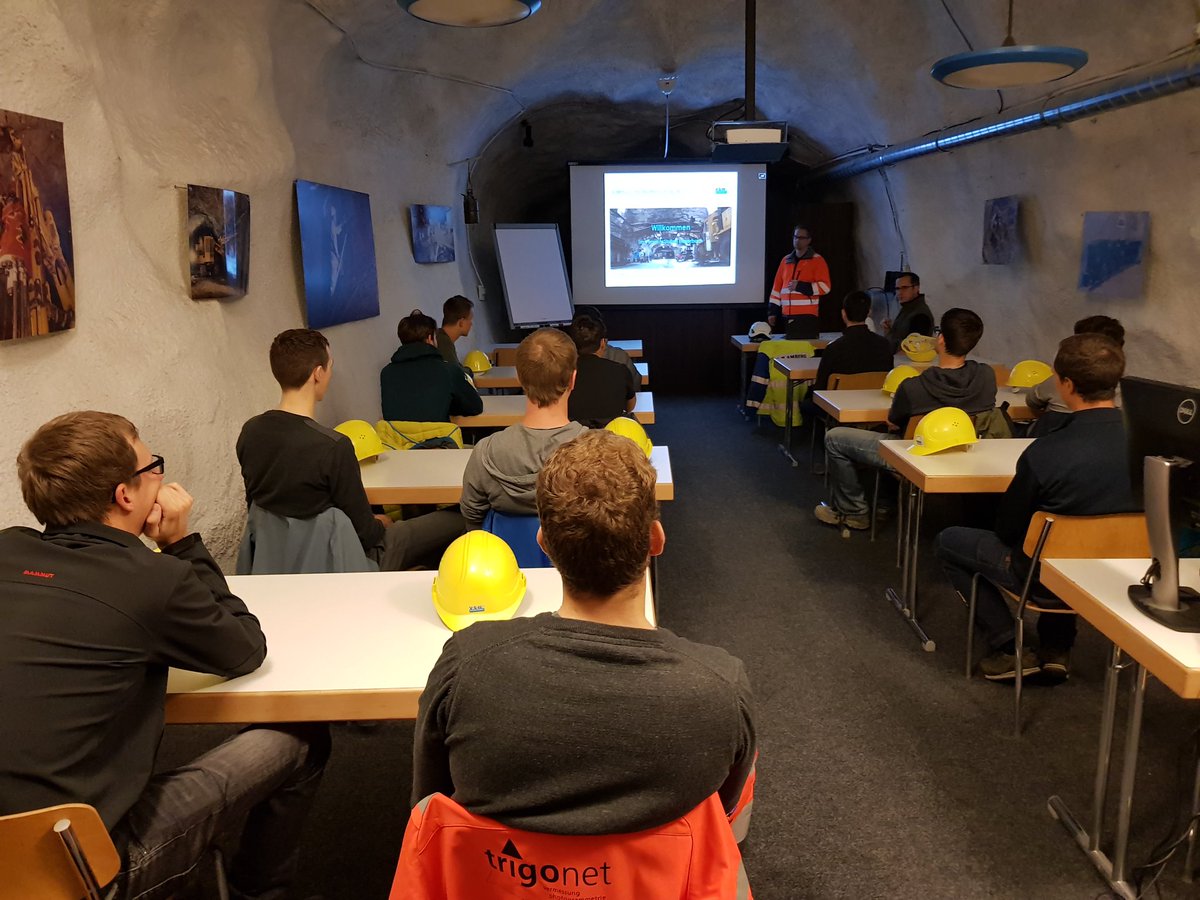 WissamWahbeh's tweet photo. Getting ready to digitize the underground @AmbergGroup Blockprojekt @igeoFHNW https://t.co/a6QEGhB6zC