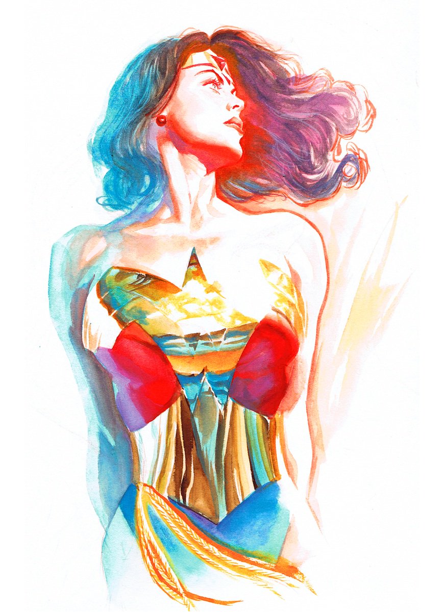 #ArtOfTheDay: 'Wonder Woman: Goddess Of Truth' by <a href="/thealexrossart/">Alex Ross</a> geekynerfherder.blogspot.com/2018/05/artoft…
