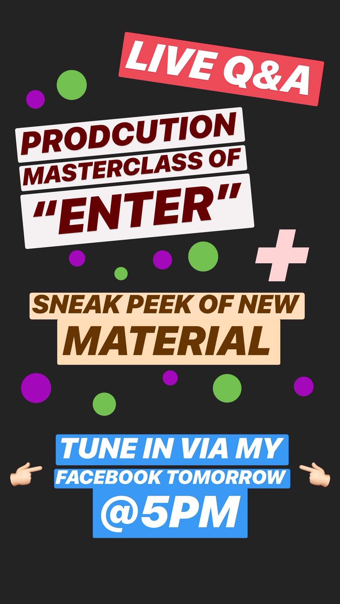 TOMORROW <a href="/5PM/">5pm.co.uk</a> GMT facebook.com/pharaohkmusic