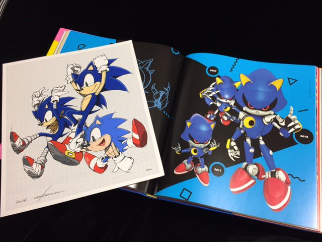 ゲームアート】ソニックシリーズの25周年記念として刊行されたアート 