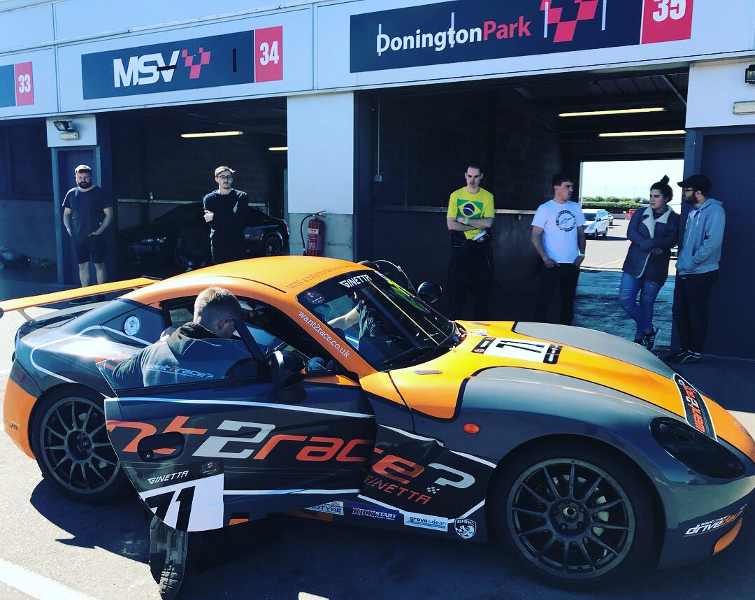 want2race1's tweet image. DriveDays underway with a full house of driver’s experiencing the @ginettacars GRDC car for the first time plus entry into this year’s competition! #want2race #competition #findawinner #motorsport #ginetta #grdc