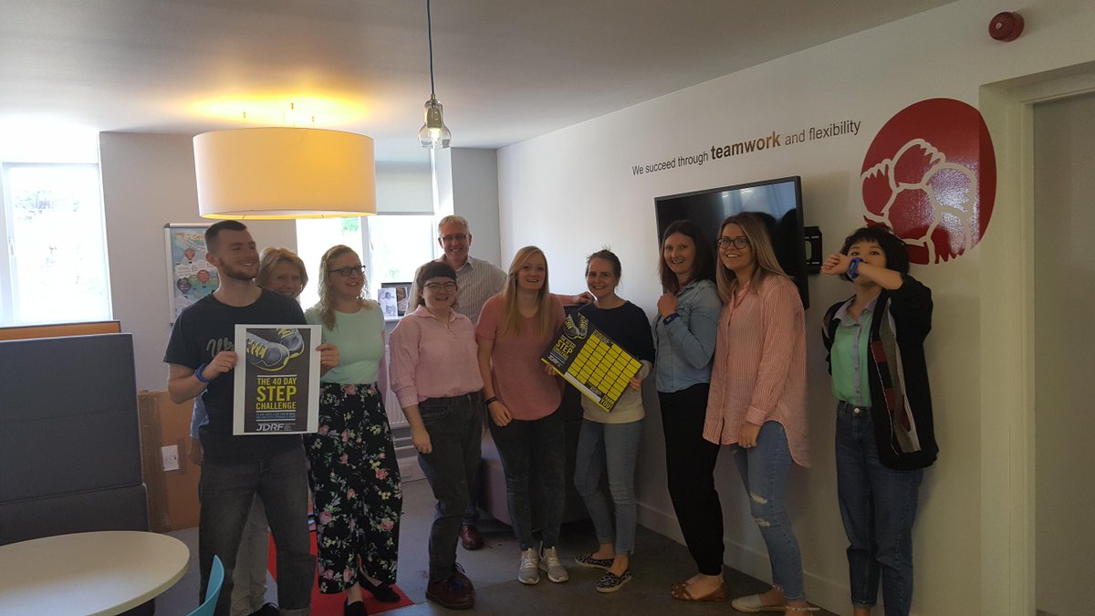 Geomed_updates's tweet photo. Today sees the start of the #40daystepchallenge in support of @JDRFUK 28 team members from @Geomed_updates and @FireKite_tweets https://t.co/zejvIdziX1