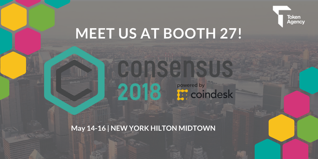 thetokenagency's tweet photo. #Mondayfunday! Join us today at the historical #Consensus2018 #blockchaintechnology summit here at NYC. 

@coindesk has prepared activities from 7am-6pm, check out this list of events:  https://t.co/xeK3rspc1w 

P.S. We'll be expecting you at booth27 for some chat and chill sesh! https://t.co/qHipgQUpMP