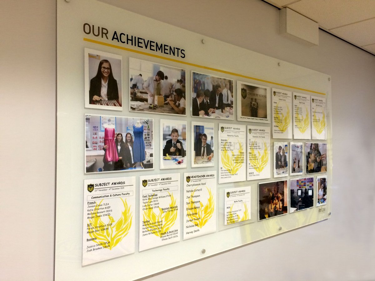 inflow_display's tweet photo. Showcase your students' achievements with an @inflow_display system for your school. They're super-easy to maintain and more importantly they look great! #presentation #displayboards #noticeboards #inflows #studentachievements #primaryschools #secondaryschools https://t.co/7Z3QOk948j
