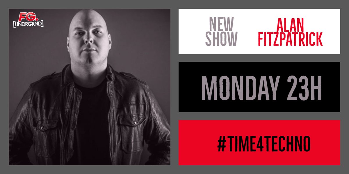 RadioFG_be's tweet image. New weekly show! @AlanFitzpatrick presents every Monday at 23H cet, We are The Brave Radio! Only on @RadioFG_be 
#technomusic #techno #alanfitzpatrick #time4techno #radiofg #radiofg_be #fgundrgrnd