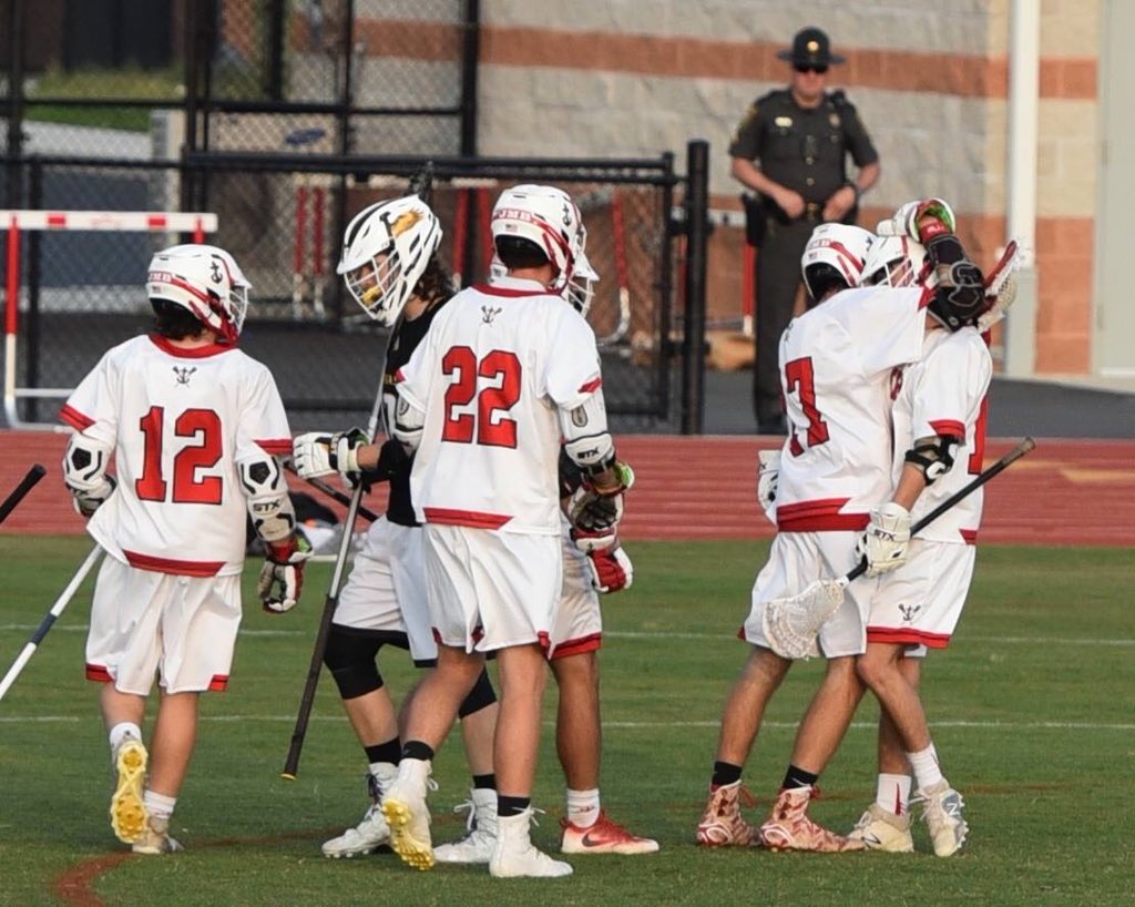 miltrod3's tweet photo. Game day boys! Let’s get after it!! #jmblax2018 #sectionalfinals #4more #offtheshore #AnchorDown⚓️ https://t.co/60n8XHtHYB