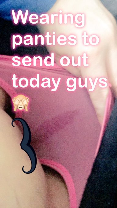Wearing panties guys also when you purchase a pair of mine you will receive a surprise Snapchat is 100<a href="/tag/presents"class="tags"><span>#presents</span></a>