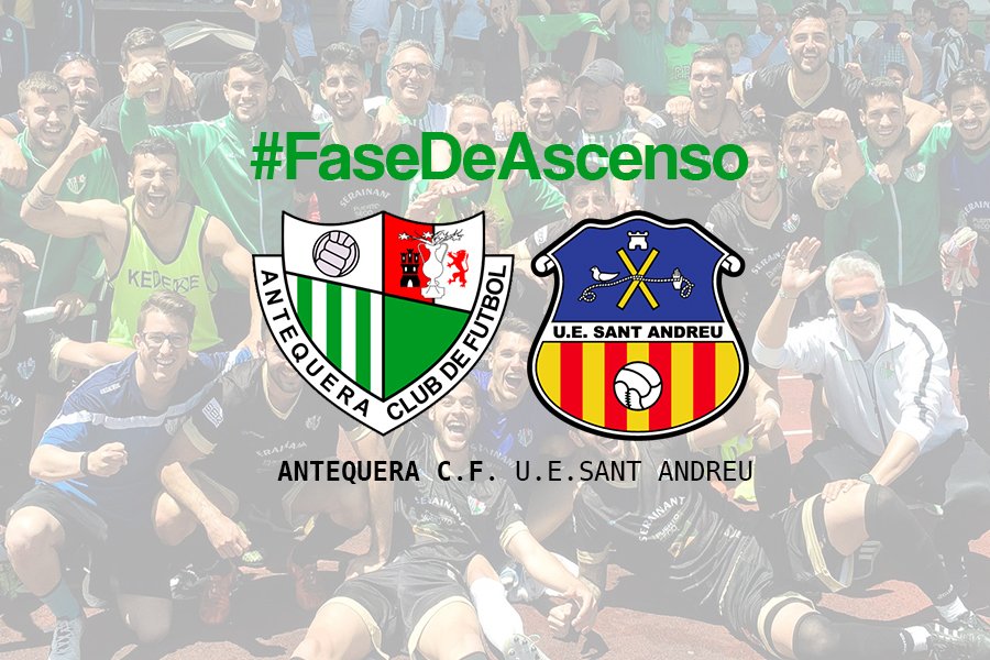 AntequeraCF's tweet photo. Nuestro rival en la Primera Ronda de la #FaseDeAscenso será el @uesantandreu. https://t.co/1TIrM6qRi8