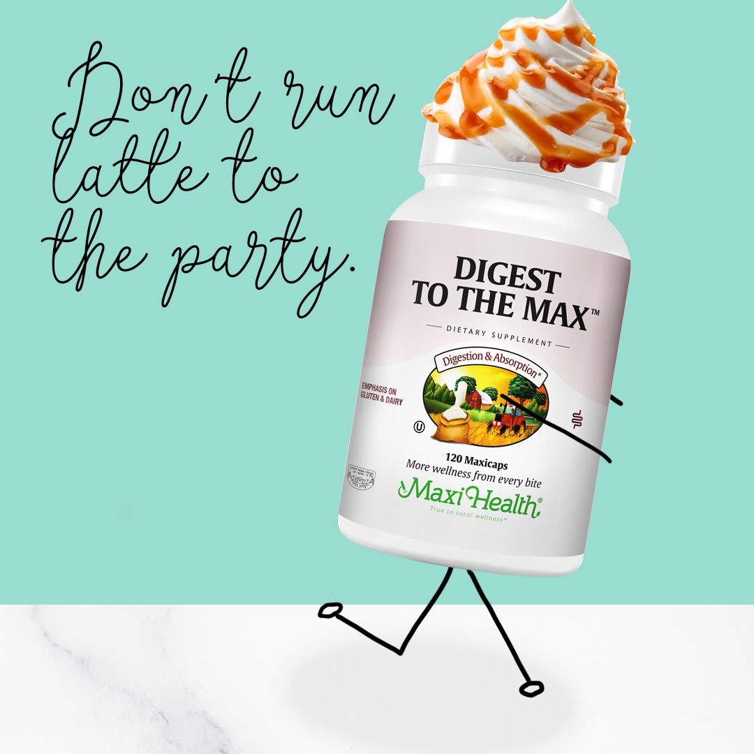 MAXIHEALTH's tweet photo. Digestive issues are no fun. Shavuos is one of the most delicious holidays…don’t miss out on the yummy foods! Our Digest to The Max supplement is professionally formulated to support the digestion of dairy and gluten.
Buy now on Amazon: https://t.co/3PcSd9MZnD https://t.co/hU7fldpd7w
