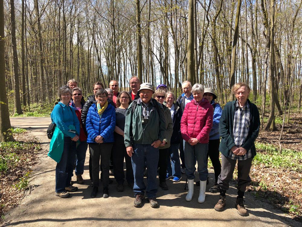 WilmotHealthyCC's tweet photo. 19 people enjoyed a wonderful walk in Schmidt Woods on Saturday. Thank you to Wayne Buck for all the information he shared about the plants and trees that we saw. The weather couldn't have been better! https://t.co/EwncwaWdJz