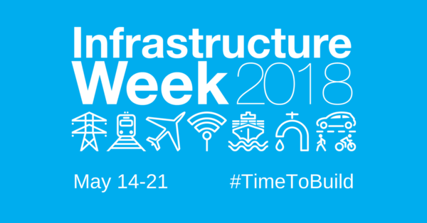ASCETweets's tweet photo. Infrastructure Week starts today! It's #TimeToBuild. Learn more at https://t.co/fAQKV1Fb6V @InfraWeek  https://t.co/TLkWfG5ByP https://t.co/57OOjCtwcR