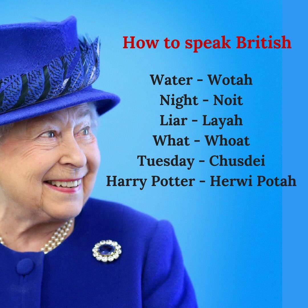 The right way to pronounce English! Haha