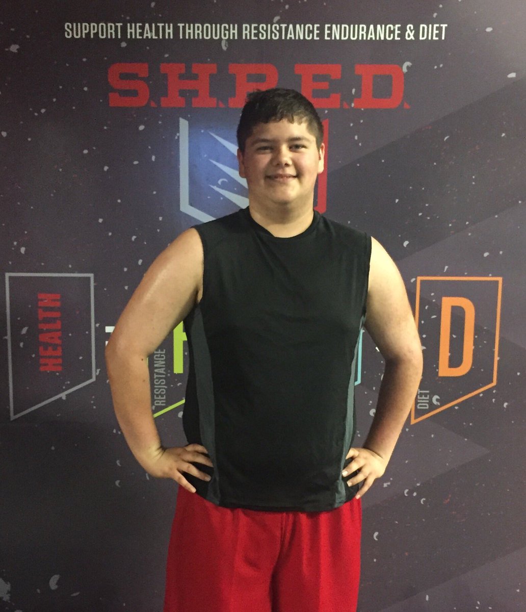 FreeStateFitnes's tweet image. SHREDDER of the WEEK goes to Hayden Claude. 
“Hayden is such an awesome kid to have in class! Hayden has impressed me with his hard work in the classes; pushing himself and others. He has also hit his weight goal each week that he has set for himself.” -instructor Kelly
Congrats!