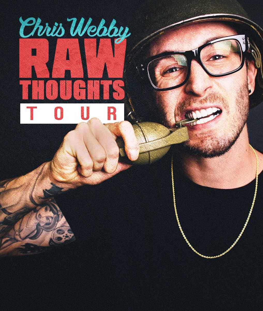 ChrisWebby's tweet photo. East Coast dates will be announced this week !! 

#RawThoughtsTour 🔥🕸 https://t.co/SpDnFLSn8F