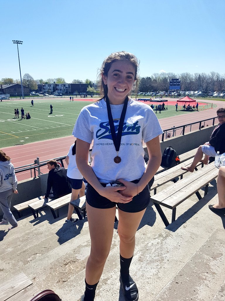 missbeaudet's tweet photo. Watch out our Saints are very competitive at this year's Track and Field Championship! Cassandra just won silver in triple jump, Elena placed 4th in the 3km and Julia won bronze in javelin! @TheSHSM https://t.co/PrcY8cFWrV