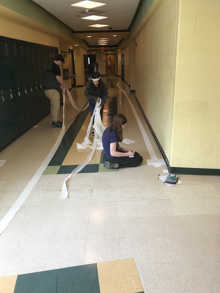 lizrus218's tweet photo. Students making timeline for geologic history in science today. #shs #visualizinghistory https://t.co/3f5oLcyOmT