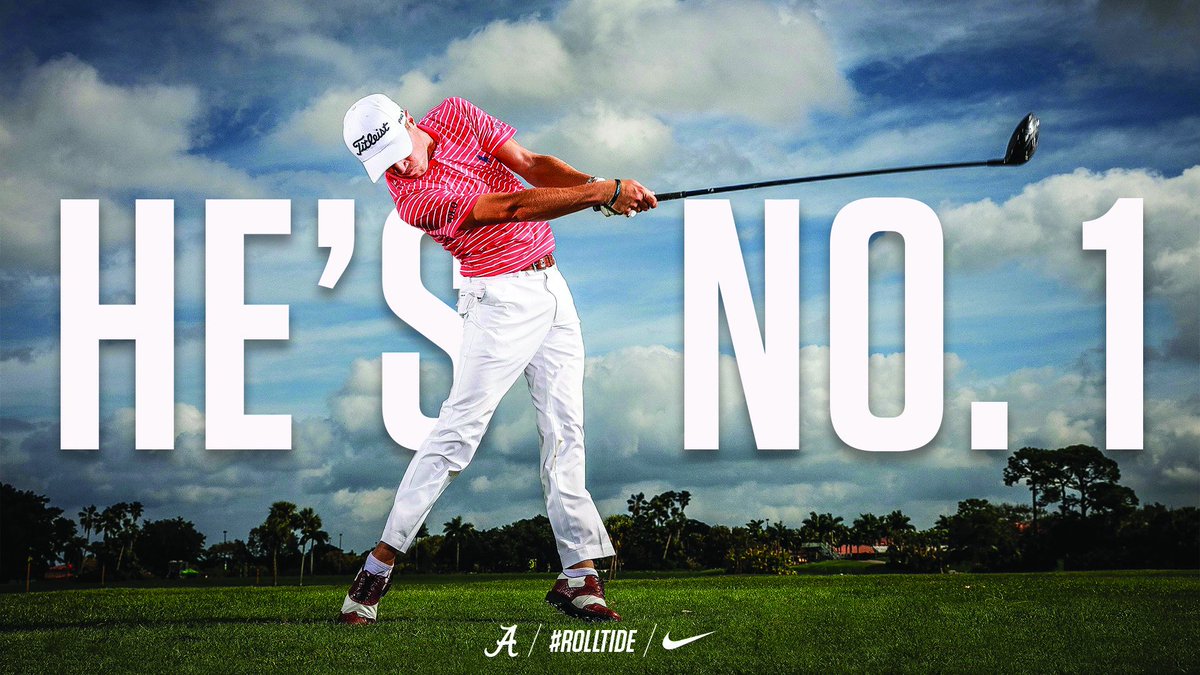 AlabamaMGolf's tweet photo. Guess who's ranked No.1 in the world??

👇THIS GUY👉@JustinThomas34 

#RollTide 
#WhereLegendsAreMade
#BuiltByBama https://t.co/fDnj9K4yTN