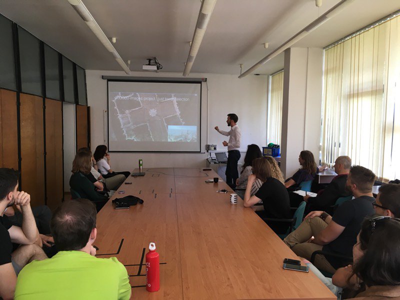 RealityCapture_'s tweet photo. Our senior guru developer Martin Bujลรกk kicked off first of the series of Talks at the Faculty of Mathematics,Physics and Informatics of the Comenius University in Bratislava #RCengine #realitycapture #educationmatters https://t.co/82Ls3mO5X6