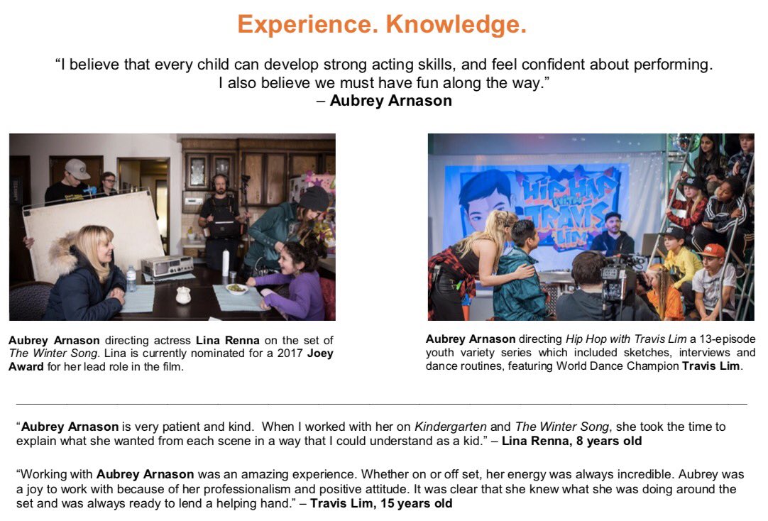 Lucieguest's tweet photo. Heyo my friends with Kids--> check out @AubreyArnason an award-winning female director who specializes in working with kids and her amazing acting &amp; auditioning workshop 💯✅ #actorslife 🎬 https://t.co/XLtCB9azOR
