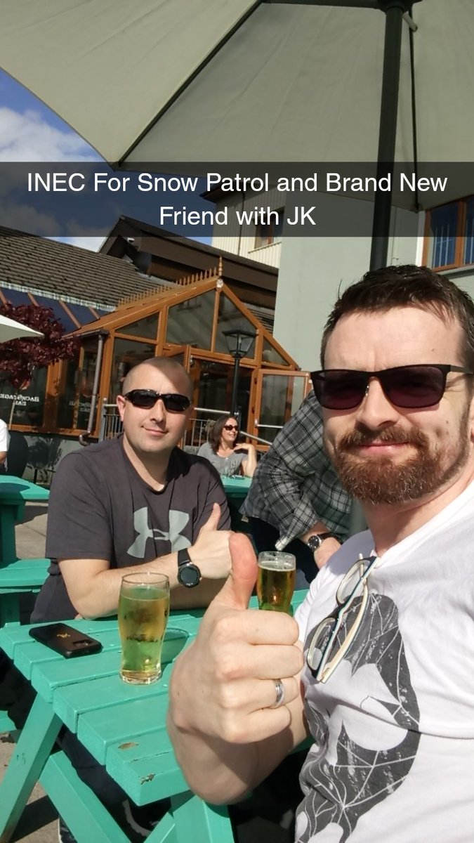 gerry_rushe's tweet photo. @INECKILLARNEY for @brandnewfriendz and @snowpatrol rocking out the @aplasticrose t-shirt be rude not too @jonniek_offical https://t.co/uaPvlPAsme