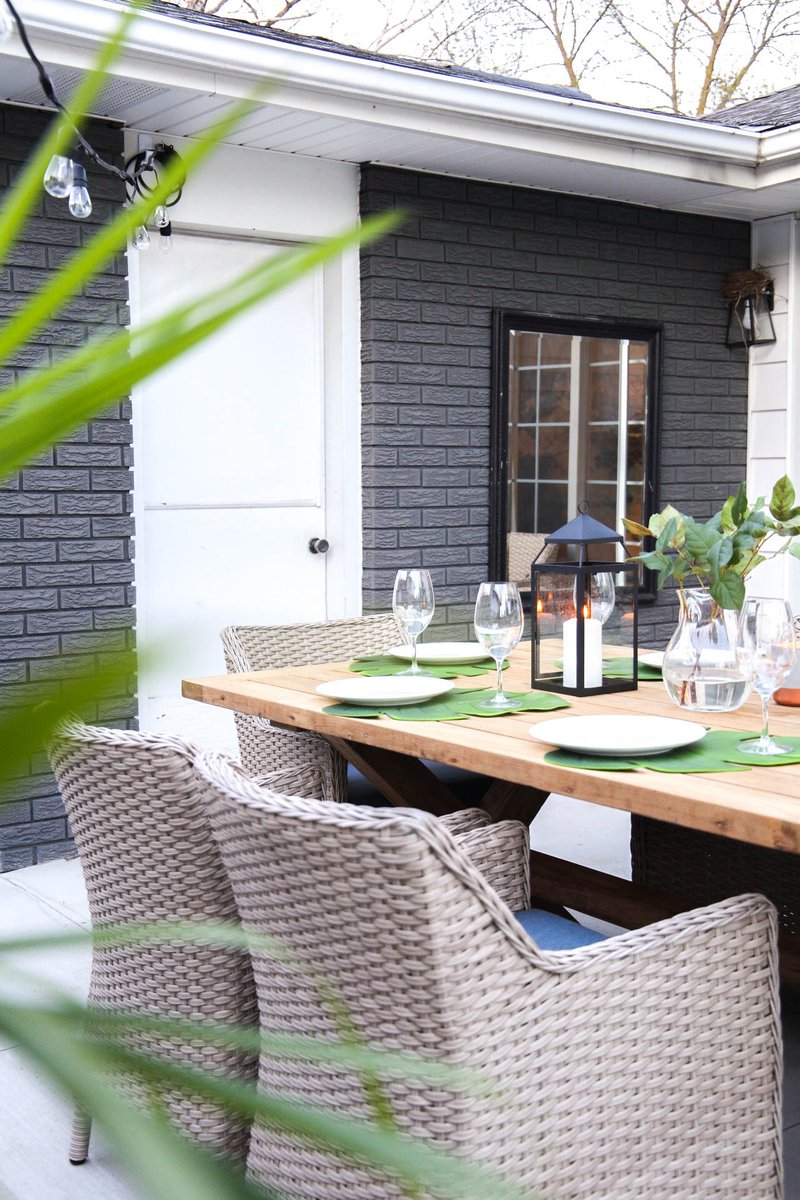 jaclynhdesigns's tweet image. Did you get a chance to see our backyard reveal? We spent a lot of time out here this past weekend. Click the link... #backyardreveal #bouclair #patioplus @Bouclair youtube.com/watch?v=6Od4vd…