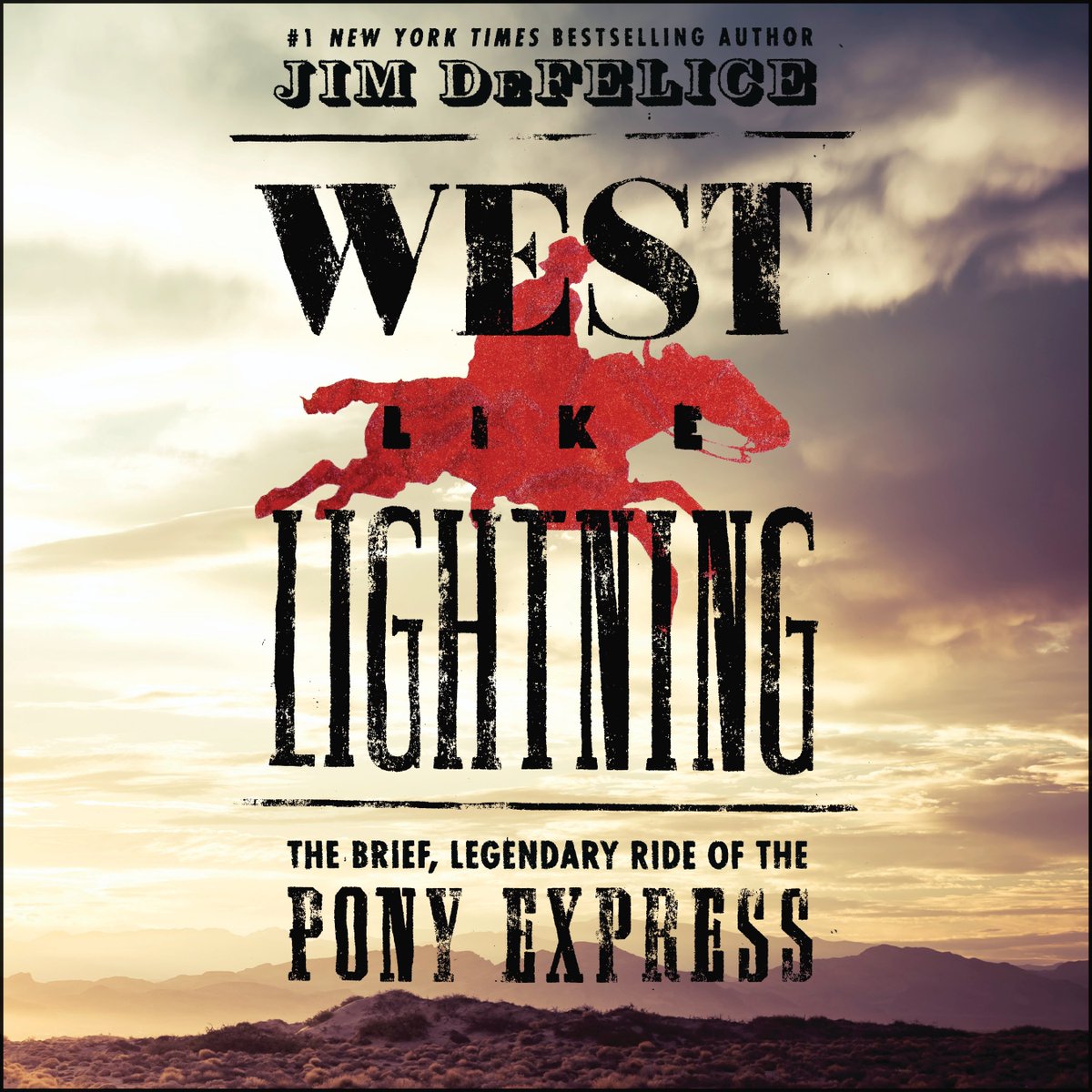 New #podcast episode with <a href="/JimDeFelice/">JimDeFelice</a> discussing his new book on the history of the #PonyExpress, WEST LIKE LIGHTNING - Listen to the pod here: bit.ly/2L1x0ED <a href="/HarperCollins/">HarperCollins</a> <a href="/WmMorrowBooks/">William Morrow</a>