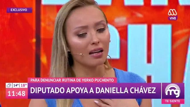 Cooperativa's tweet photo. [Video] Daniella Chávez y rutina de Yerko: "He llorado todos los días" https://t.co/8SF0CqS9zK https://t.co/rz7OEIgNhG
