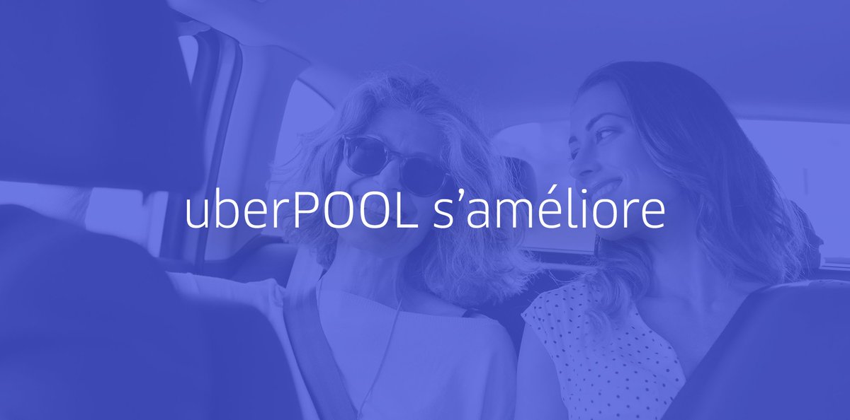 Vous aimez uberPOOL mais pas les détours ? Nous avons écouté ! t.uber.com/NewPOOL