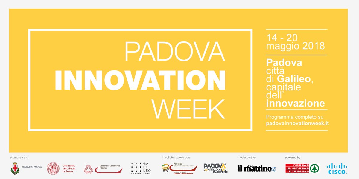 comunepadova's tweet photo. Per la #PadovaInnovationWeek oggi alle 18 incontro "Il futuro del lavoro e il lavoro del futuro: come rinnovare l’intermediazione" su lavoro e globalizzazione, sharing e gig economy, intelligenza artificiale, welfare e reddito. Ingresso libero https://t.co/EojdZskvAT #Padova https://t.co/DoUrwUNzez