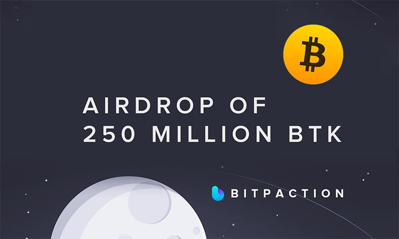 AIRDROP! We are going to airdrop 250,000,000 BTK (Bitcoin Token) to all of Bitpaction users. Detail: support.bitpaction.com/hc/en-us/artic…   
Meanwhile, follow us, retweet this and fill the form, to share 20 million BTK with other participants.
Form: goo.gl/forms/EPewSSWM…