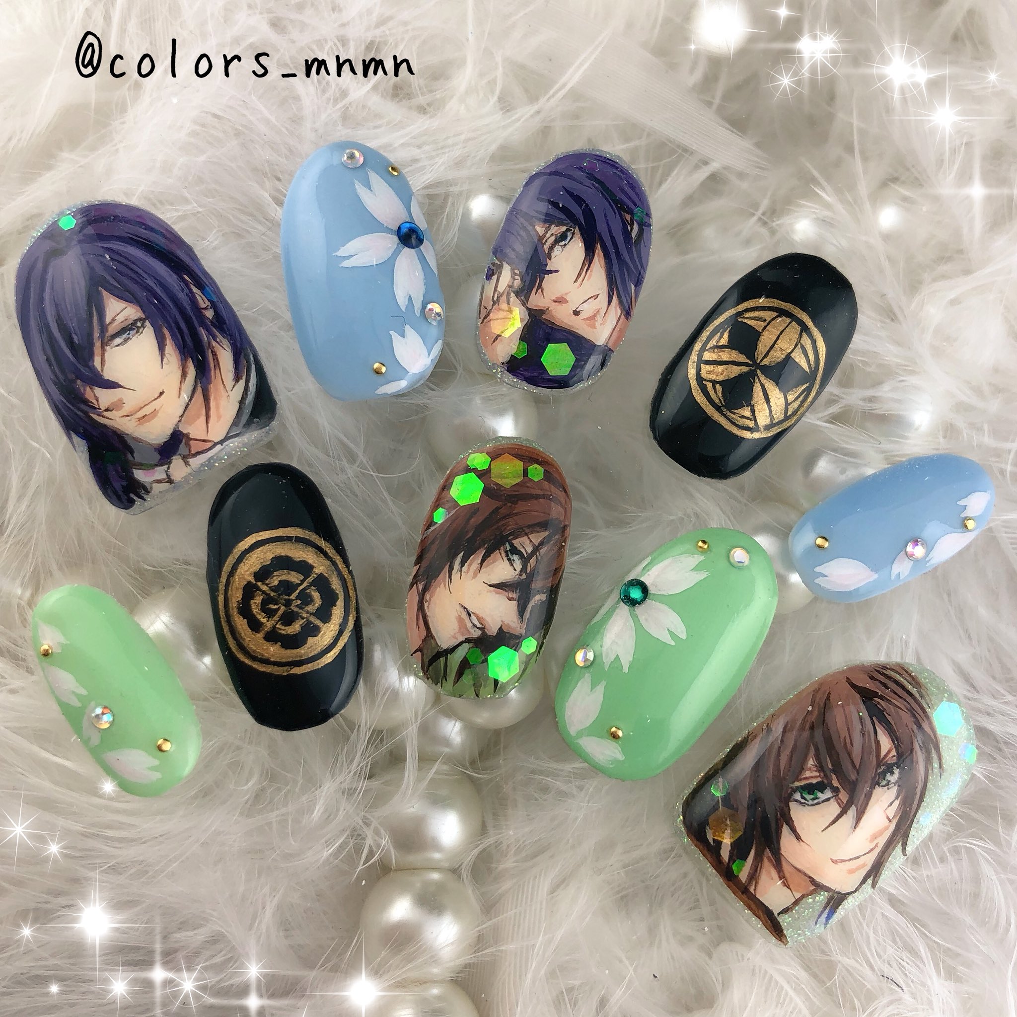 薄桜鬼 斎藤一 ネックストラップ manami♡痛ネイル on X: 