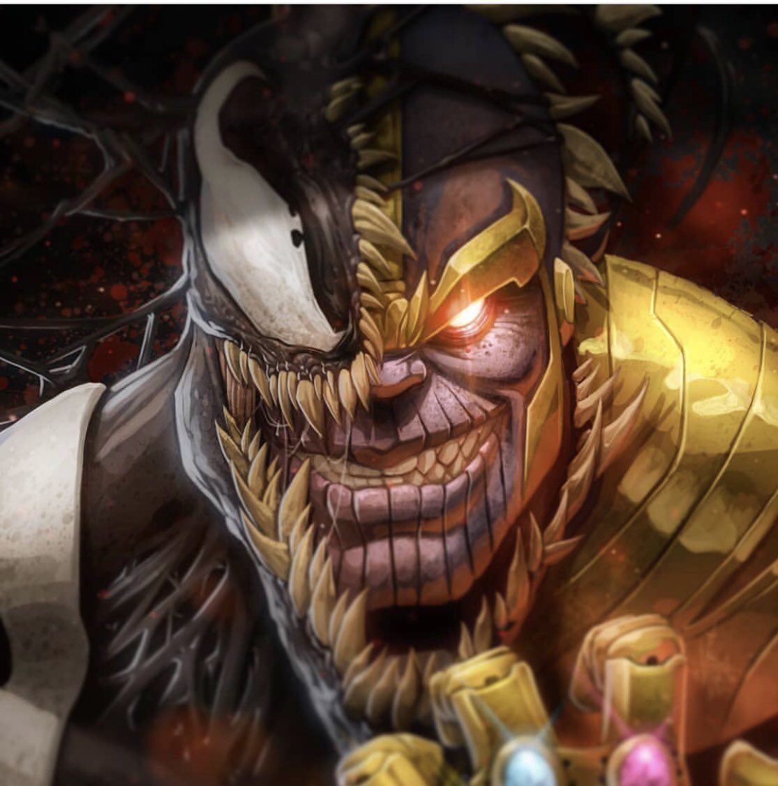 En_Sabah_Nuur's tweet image. Venom &amp;amp; Thanos #venos #thanom
