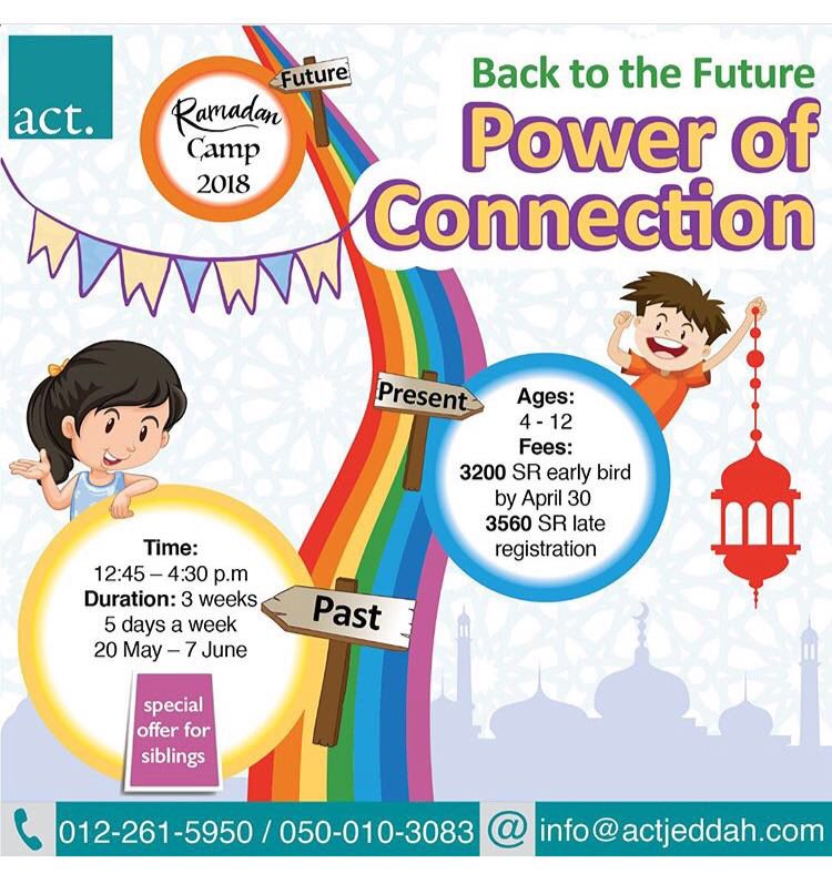 RBalubaid's tweet photo. Act Ramadan Camp, held by professionals in the field @ACTcenterjeddah https://t.co/W9C1GaaULI