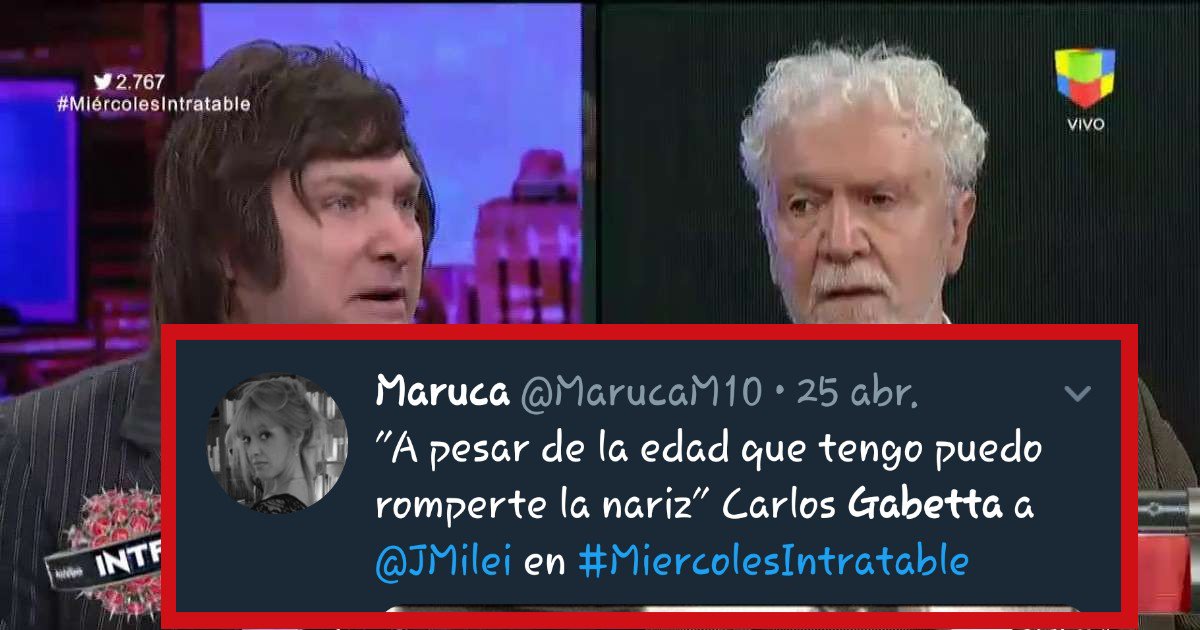 MarucaM10's tweet photo. @aclarrabure Pensar que algunos se pasean por los medios diciendo que le tienen miedo a los militares... pero el ex #ERP, #Gabetta fue el que amenazó en vivo a @JMilei (quien por respeto ni le contestó) https://t.co/jddAu087Yx