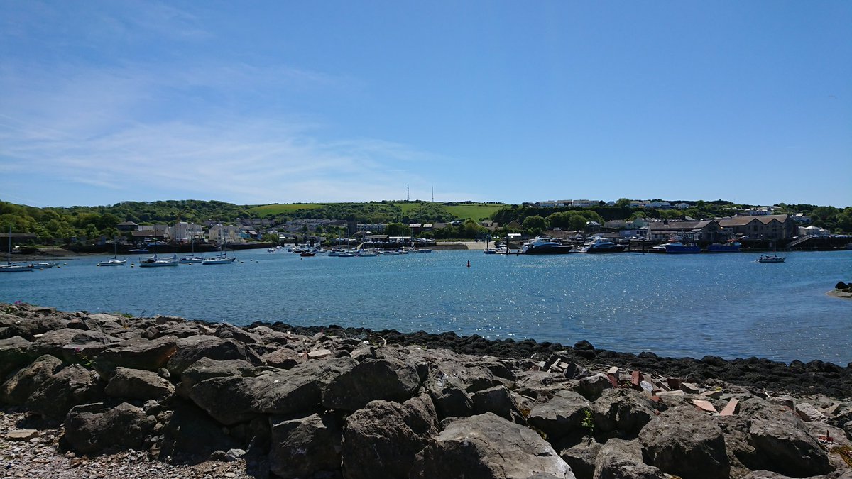 Not a bad view from site this morning