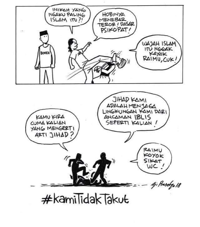 #TerorisJancok Raimu koyok sikat WC, dobol jaran...