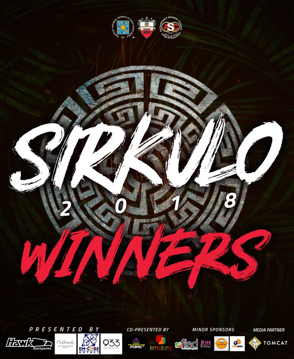 UST_ASC's tweet photo. To win is to win but to lose is to learn.

Onto the next Sirkulo, AMVians. But for now, let us commend the excellence of our students during the recently concluded Sirkulo 2017/2018.

Congratulations to the following winners of Sirkulo 2018 Special Awards! 

#MOREthanNUMBERS https://t.co/WYDGZ5wsFC